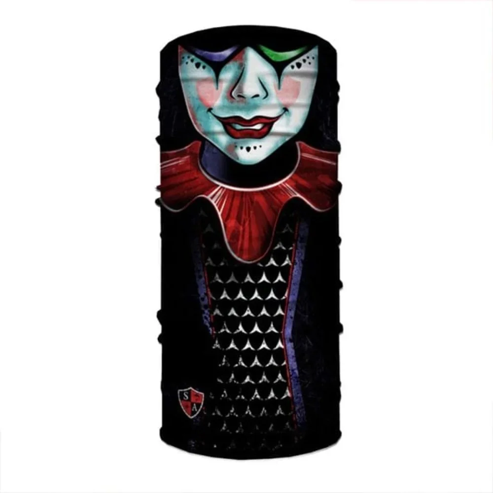 Ceramic Doll Face Shield Mask Neck Wrap Gaiter Headband Halloween UPF30 Womens